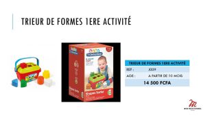 Trieur de formes 1ere activité