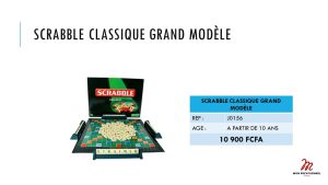 Scrabble classique grand modèle